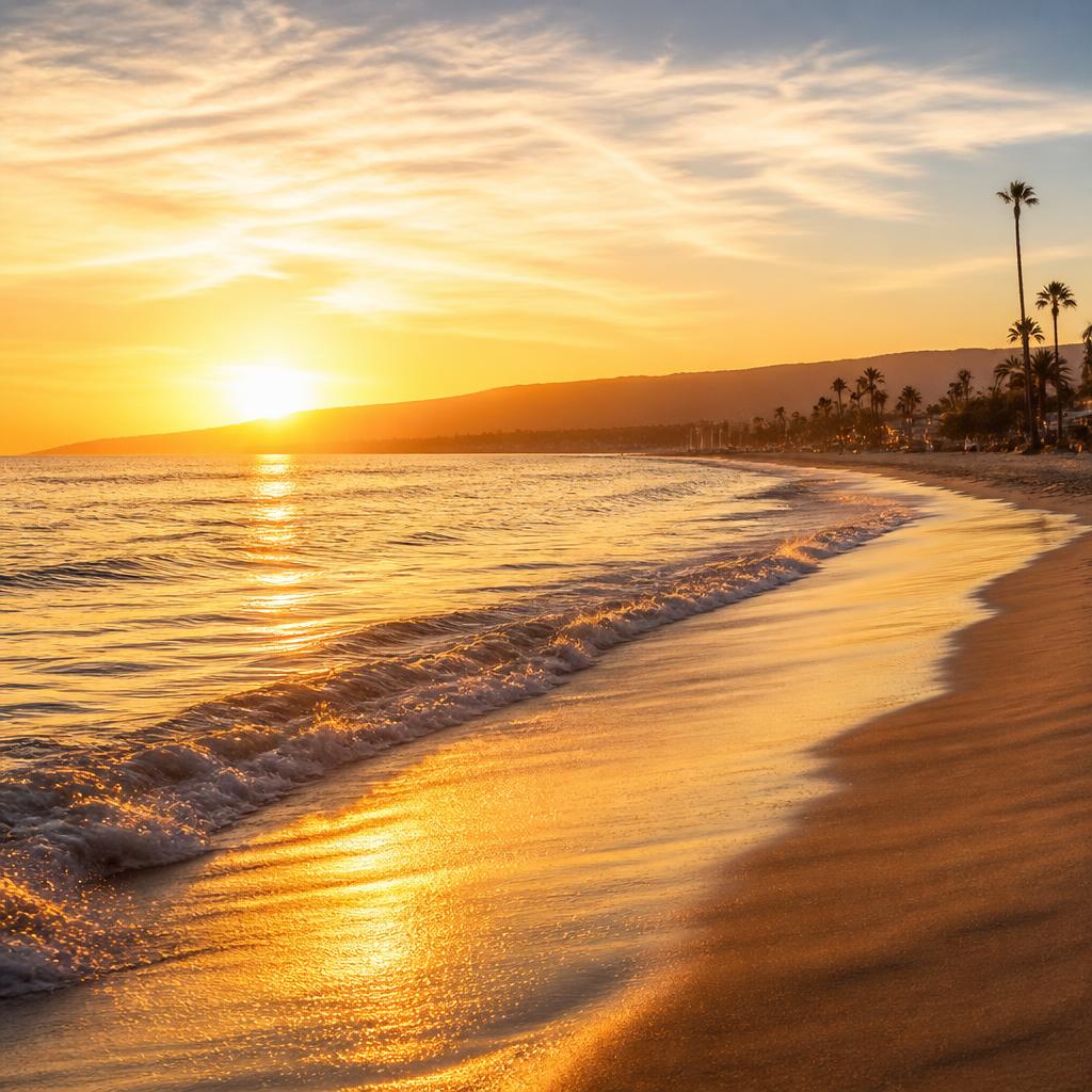 Get to know each other's bodies, sea and sand, then the bed